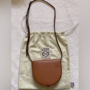 Loewe Tan Leather Crossbody Bag